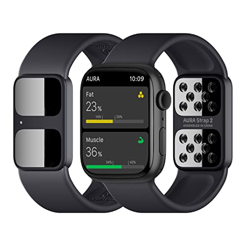 AURA Strap 2 Compatible w Apple Watch – for Body Fat, BMI & Weight Loss - Body Composion AURA Strap uk supplements