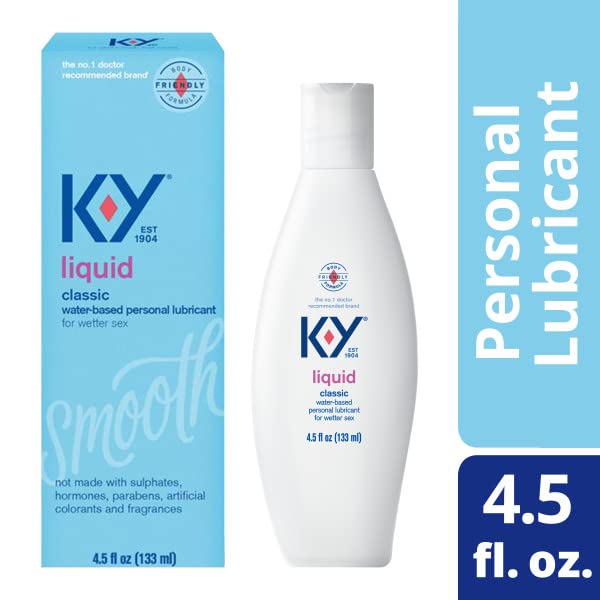 K-Y Liquid Personal Lubricant, Natural Feeling Water Based Lube For Women, Men & Couples K-Y uk supplements