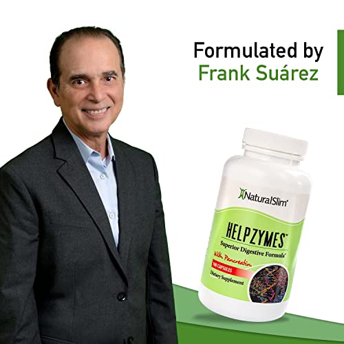 NaturalSlim Helpzymes Digestive Enzymes for Digestion, Bloating, Gas Reli NaturalSlim uk supplements