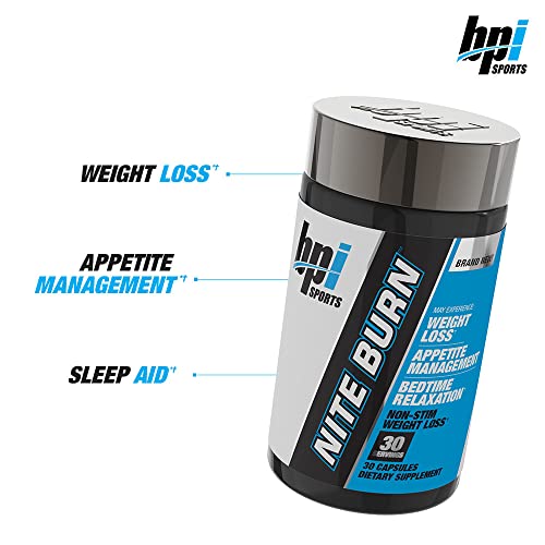 BPI Sports Nite burn – Nighttime Fat Burner & Sleep Support – Keto-Friendly – Weight Loss BPI Sports uk supplements