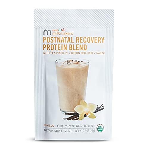 Munchkin Milkmakers Postnatal Recovery Protein Powder with Pea Protein, Lactation Munchkin uk supplements