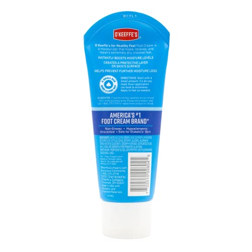 O'Keeffe's for Healthy Feet Foot Cream, Guaranteed Relief for Extremely Dry, Cracked Feet O'Keeffe's uk supplements