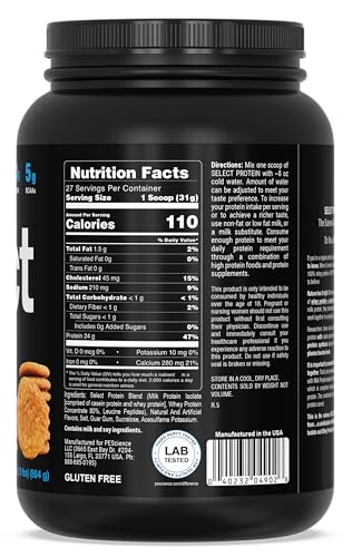 PEScience Select Low Carb Protein Powder, Snickerdoodle, 27 Serving, Keto Friendly PEScience uk supplements