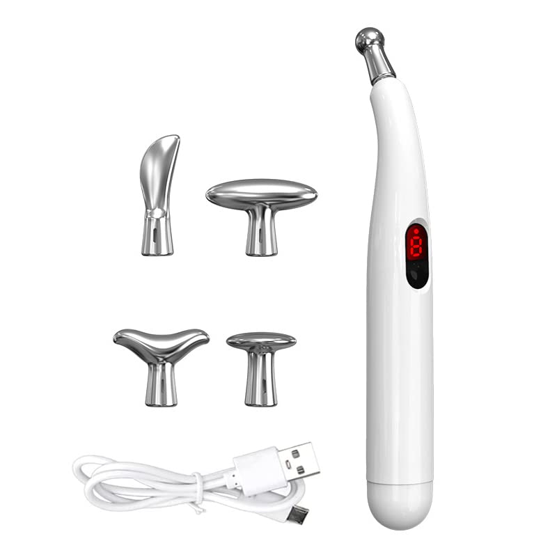 koouood Acupuncture Pen, 5-in-1 Pulse Massage Pen, USB Rechargeable Electronic Acupuncture Pen koouood uk supplements