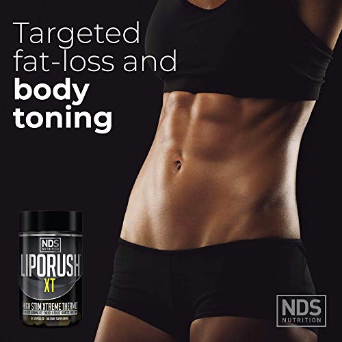 LIPORUSH NDS Nutrition XT - Concentrated Thermogenic with L-Carnitine & Teacrine LIPORUSH uk supplements