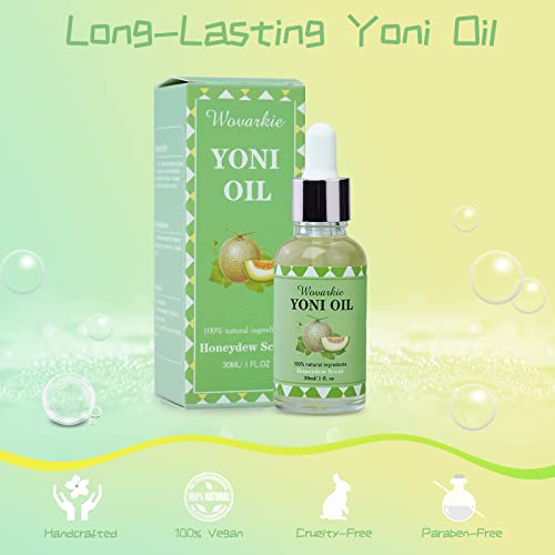 Yoni Oil for Women Set Of 3, 100% Natural Feminine Oil Intimate Deodorant for Women, Eliminates Odor Wovarkie uk supplements