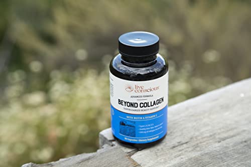 Live Conscious Beyond Collagen Multi Collagen Capsules - Types I, II, III, V & X Live Conscious uk supplements