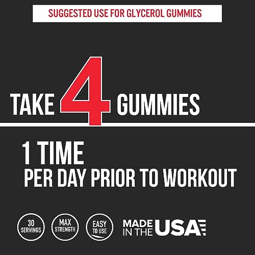 VitaPatch Glycerol Gummy - Non Stim Preworkout Premium Pump Supplement - Glycerol VitaPatch uk supplements