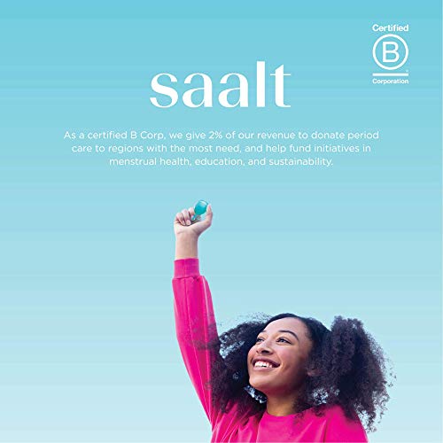 Saalt Teen Menstrual Cup - Best Sensitive Reusable Cup - Wear for 12 Hours - Tampon and Pad Alternative saalt uk supplements