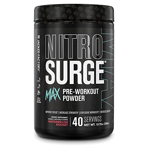 Jacked Factory Nitrosurge Max Nootropic Pre Workout Powder - Premium Pre Workout Jacked Factory uk supplements