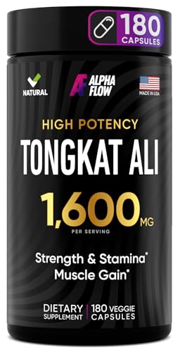 Tongkat Ali Supplement 1600MG - Longjack Tongkat Ali for Men - Euryco Alpha Flow uk supplements