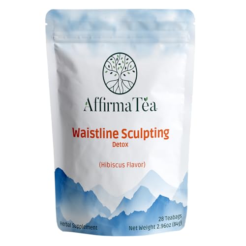 AffirmaTea Natural Detox Tea Blend - Laxative Free, Oolong Green Tea & Cinnamon AffirmaTea uk supplements