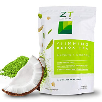 Dr. Zisman ZT Slimming - Matcha-Coconut Detox Blend, Weight Loss Tea with Antioxidant Effects Dr. Zisman ZT Slimming Tea uk supplements
