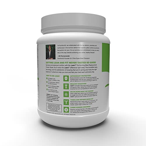 Lean1 Strawberry, 15 Serving tub, Fat Burning Meal Replacement by Nutrition53 N53 uk supplements
