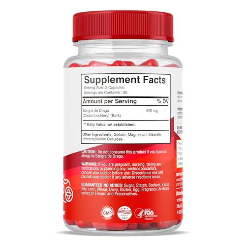 SPF Natural Products HEMOKIN with Sangre de Drago – Hemorrhoid and Fissure Relief Supplement, Helps with Itching, Swelling, Pain Relief (60 Caps) (1) SPF Natural Products uk supplements