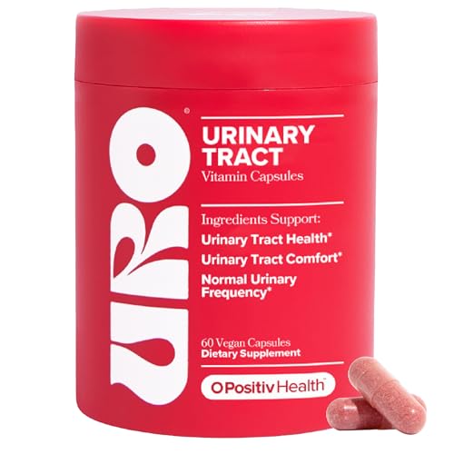 URO Urinary Tract Health Supplement for Women, 60 Count (Pack of 1) - Urinary Support O Positiv uk supplements