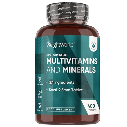Multivitamin Tablets for Men & Women with 27 Active Multivitamins & Minerals Like Iron WeightWorld uk supplements