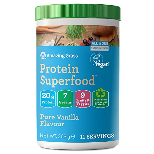 Amazing Grass Protein Superfood, Organic Vegan Protein Powder with Fruit and Vegetables Amazing Grass uk supplements