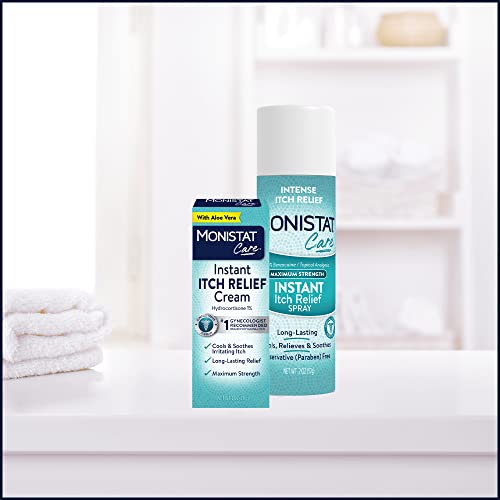 Monistat Instant Itch Relief Cream for Women, Maximum Strength Feminine Itch Care, 1 oz Monistat uk supplements