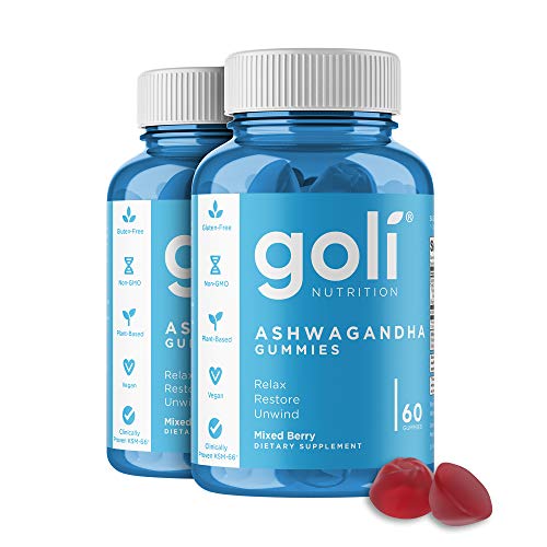 Goli Ashwagandha & Vitamin D Gummy 120 Count - Relax. Restore. Unwind Goli uk supplements