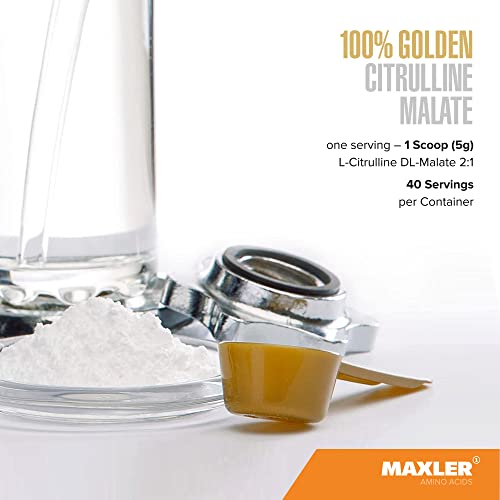 Maxler 100% Golden Citrulline Malate Powder - Vegan L-Citrulline DL-Malate 2:1 Amino Acid Maxler uk supplements