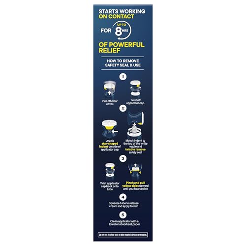 Advil Targeted Relief Pain Relieving Cream with Massage Applicator, Up to 8 Hours of Powerful Relief of Minor Arthritis Pain, Joint Pain, Lower Back Pain and Muscle Pain, 2.5 oz Advil uk supplements