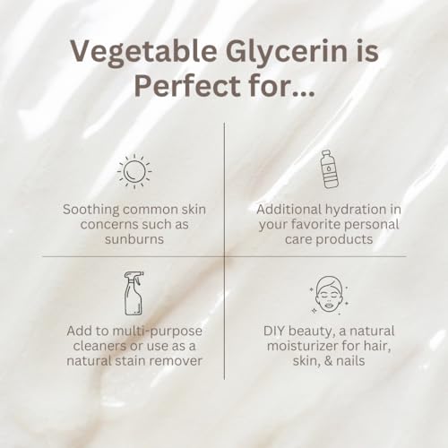 Vegetable Glycerine - 100% Pure, Cold Pressed - 32 fl oz - GreenHealth GreenHealth uk supplements