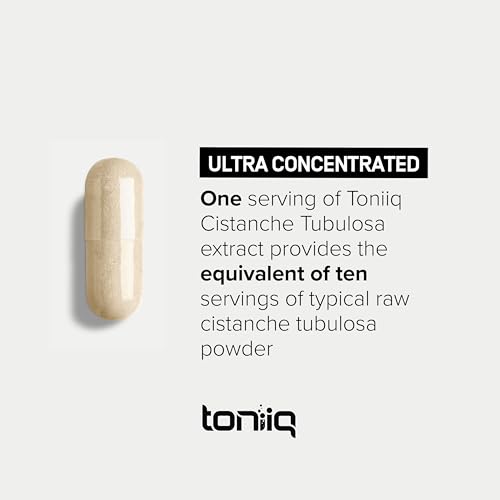 Toniiq Cistanche Tubulosa - (4000mg) Pure Cistanche Supplement for Men - 10x Highly Toniiq uk supplements