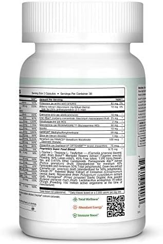 Womens Multivitamin 50 Plus – Daily Multivitamin for Women Over 50 with Vitamin B12, A, D, C, Zinc, Magnesium & More – Energy, Immune & Heart Support Womens Multi Vitamins - Non-GMO – 60 Capsules Maxi Health uk supplements