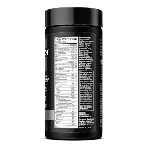 MuscleTech Platinum Multivitamin for Immune Support 18 Vitamins & Minerals Vitamins A MuscleTech uk supplements