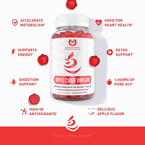 PUREFINITY Apple Cider Vinegar Gummies – Raw, Natural, Unfiltered ACV from The Mother PUREFINITY uk supplements