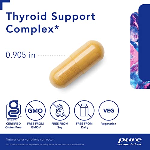 Pure Encapsulations Thyroid Support Complex - Hypoallergenic Supplement with Herbs Pure Encapsulations uk supplements