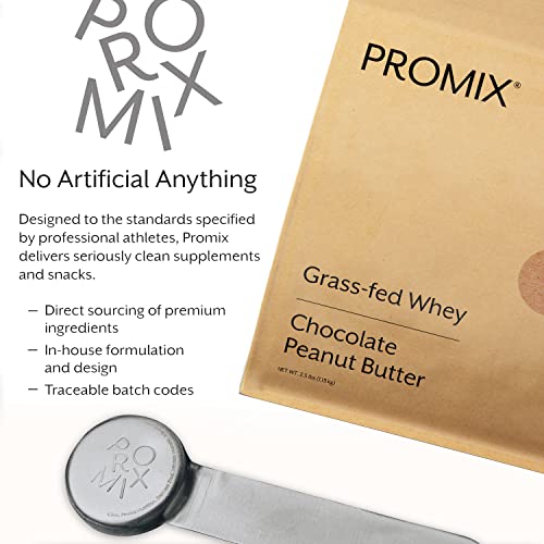 Promix Whey Protein Powder, Chocolate Peanut Butter - 2.5lb Bulk - Grass-Fed & 100% ProMix Nutrition uk supplements