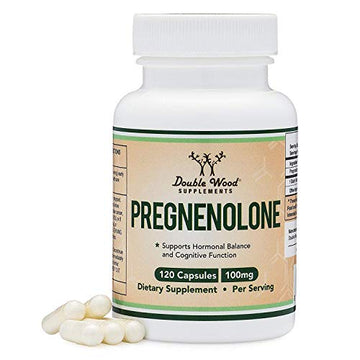 Pregnenolone 100mg per Serving (Converted to Progesterone to Boost Progesterone Double Wood Supplements uk supplements