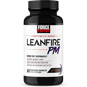 Force Factor LeanFire PM Weight Loss Pills for Women & Men, Fat Burner & Overnight Force Factor uk supplements