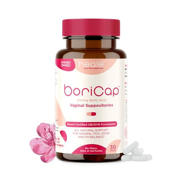 BoriCap - Boric Acid Suppositories for Women - 600 mg - Vaginal Health, pH Balance, Itch & Odor - Natural BoriCap uk supplements