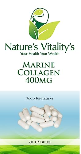 NATURE'S VITALITY'S Marine Collagen Capsules 400mg 60 Capsules 2 NATURE'S VITALITY'S uk supplements