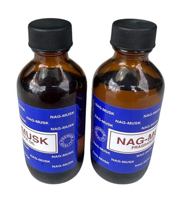 Premium Fragrance Oil 2 Bottles Nag-Musk or Nag-White Sage, 2 Ounces Each in a Glass Bottle Generic uk supplements