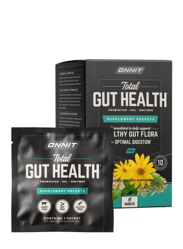 ONNIT Total Gut Health - Complete Probiotics & Digestive Enzyme Supplement ONNIT uk supplements