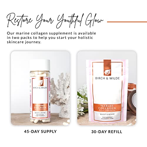 Birch & Wilde Marine Collagen Peptides for Beautiful Skin & Hair and Stronger Bones & Joints BIRCH & WILDE uk supplements