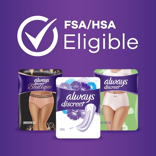 Always Discreet Adult Moderate Long Incontinence Pads, Up to 100% Leak Always Discreet uk supplements