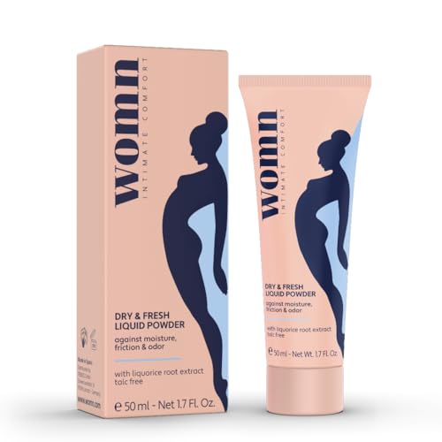 womn Intimate Comfort DRY & FRESH LIQUID POWDER – talc-free liquid body powder against moisture womn uk supplements