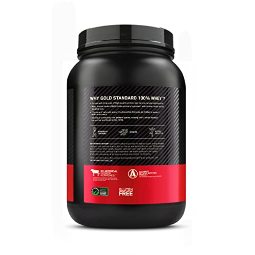 Optimum Nutrition Gold Standard 100% Whey Protein Powder, Strawberries & Cream Optimum Nutrition uk supplements