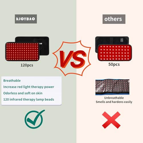 RJOYBAO Red Light Therapy Infrared Light Therapy Belt for Body,Red Light Therapy lamp RJOYBAO uk supplements