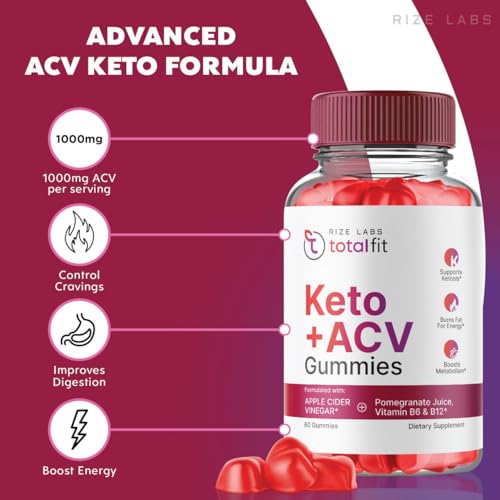 (2 Pack) Total Fit Keto ACV Gummies Advanced Weight Loss, Total Fit Keto ACV + BCB Gummies rize labs uk supplements