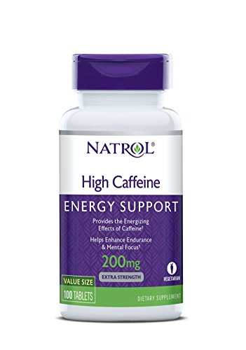 Natrol High Caffeine Tablets, Energy Support, Helps Enhance Endurance Natrol uk supplements