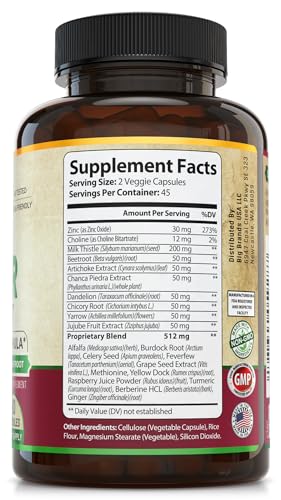 Liver Cleanse Detox & Repair Formula. Liver Support Supplement with Dandelion Root Silymarin WHOLE WORLD WELLNESS uk supplements