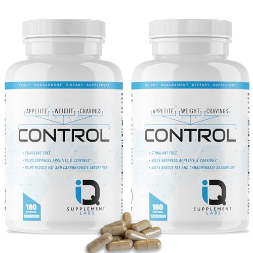 Control-Appetite Suppressant | Hunger Suppression, Fat & Carb Blocker, Reduce Cravings iQ Supplement Labs uk supplements
