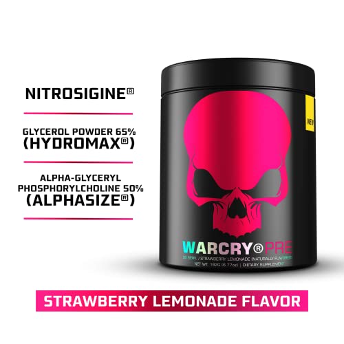 WARCRY Pre-Workout Powder - Ultra Energy, Strength, Clear Focus & Pumps with Nitrosigine WARCRY uk supplements
