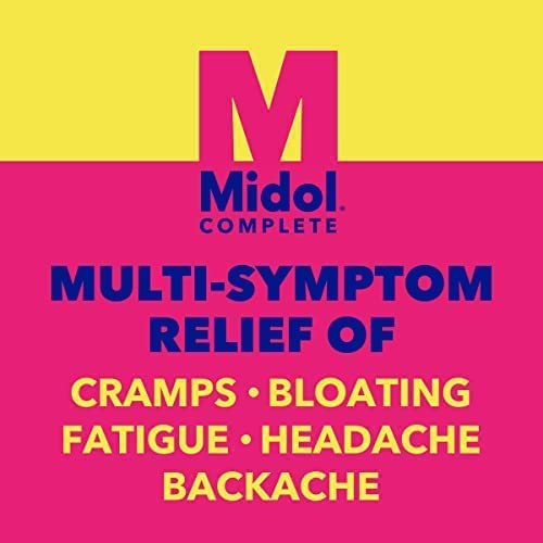 Midol Complete Caplets with Acetaminophen for Menstrual Symptom Relief - 50 Count Midol uk supplements